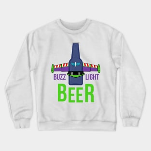 BUZZ LIGHT BEER Crewneck Sweatshirt
